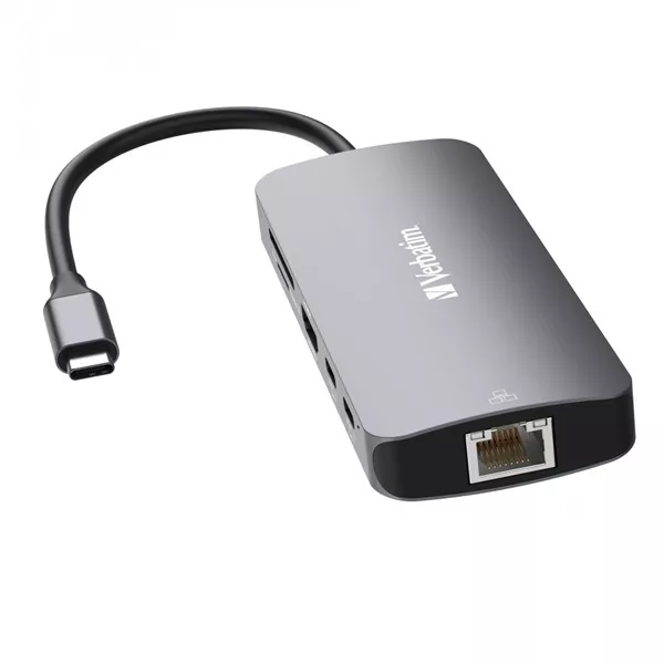 Verbatim 32152 USB-C Pro Multiport CMH-09 9in1 ezüst HUB