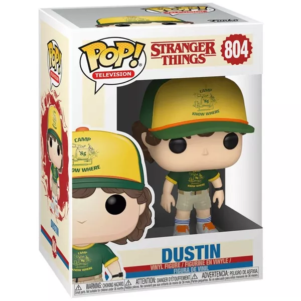 Funko POP! Television (804) Stranger Things - Dustin (At Camp) figura style=