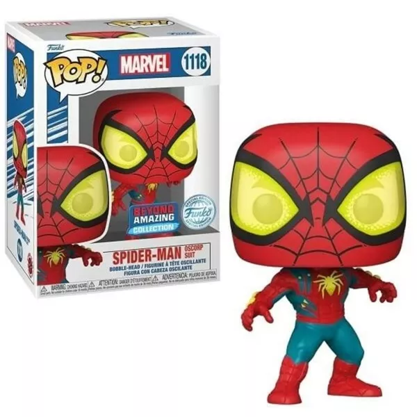 Funko Pop! (1118) Marvel: Beyond Amazing - Spider-Man Oscorp Suit figura style=