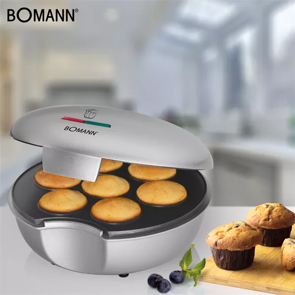 Bomann MM 5020 CB ezüst muffin sütő