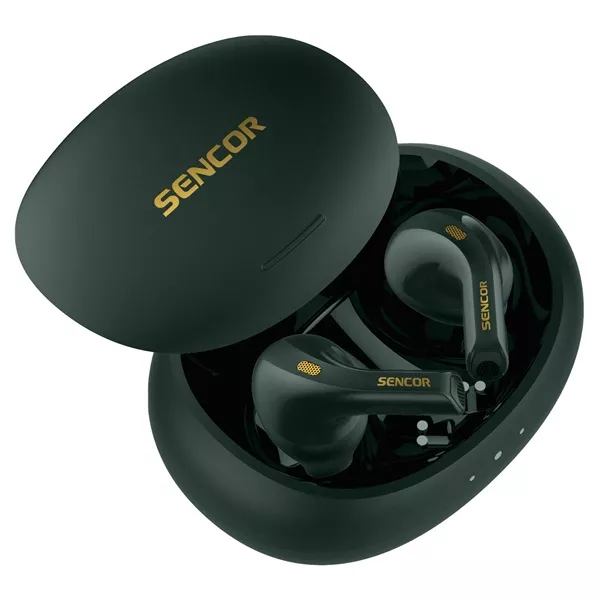 Sencor SEP 560BT True Wireless Bluetooth zöld fülhallgató style=