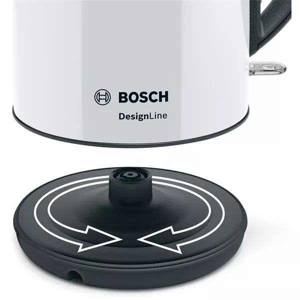 Bosch TWK3P421 DesignLine 1,7 L -es fehér vízforraló
