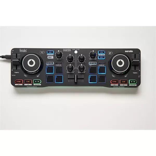 Hercules 4780884 DJ Control Starlight kompakt DJ kontroller