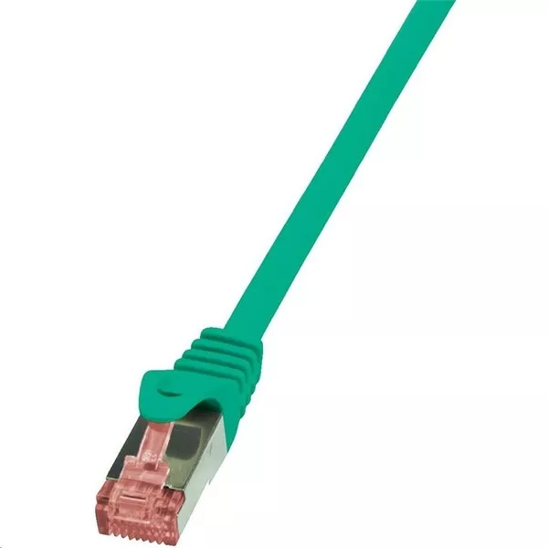 Logilink CQ2075S 5m Cat6 S/FTP dupla árnyékolású zöld patch kábel