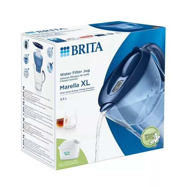 Brita 1052778 Marella XL Maxtra Pro 3,5l kék vízszűrő kancsó