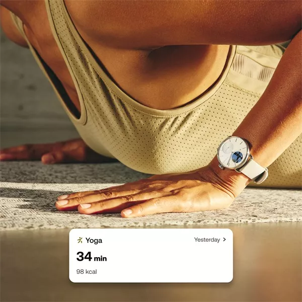 Withings HWA10-model 2 ScanWatch 2 38mm fehér okosóra