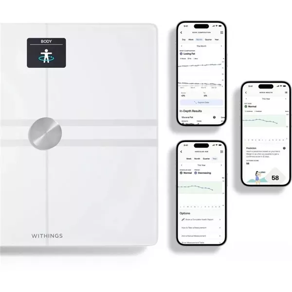 Withings Body Comp Wi-Fi fehér személymérleg