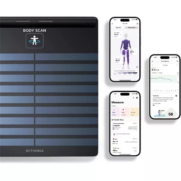 Withings Body Scan fekete személymérleg