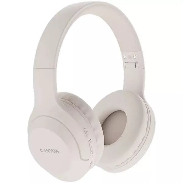 Canyon CNS-CBTHS3BE bézs Bluetooth fejhallgató style=