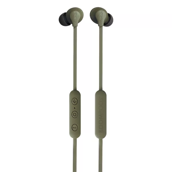 Boompods Sportline katonai zöld vezeték nélküli bluetooth fülhallgató