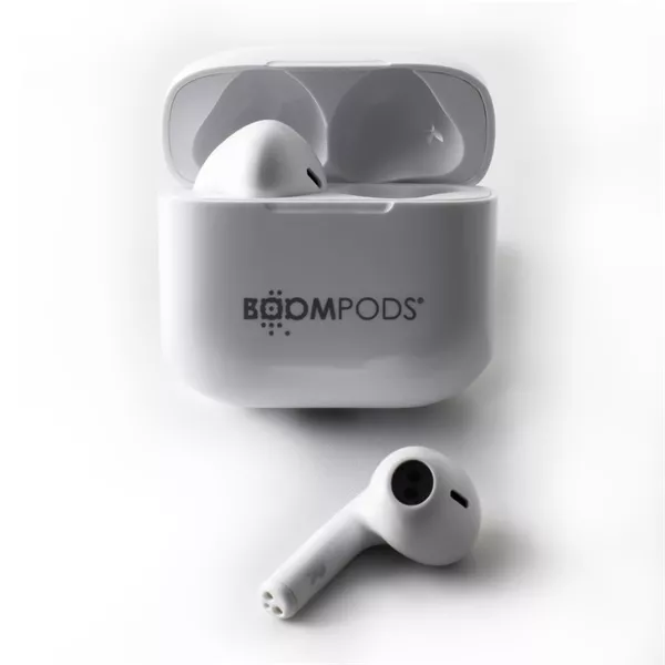 Boompods Compact Buds True Wireless Bluetooth fehér fülhallgató style=