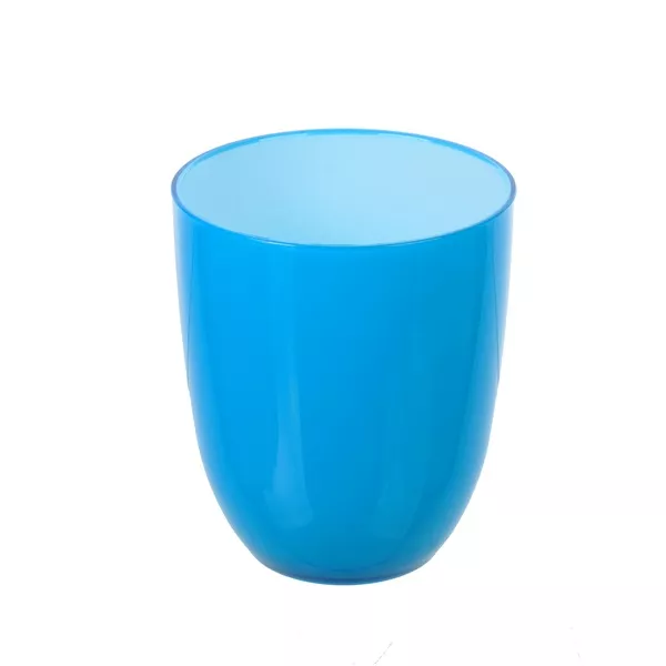 TOO KT-149-BL 500ml-es duplafalú, kerek műanyag pohár