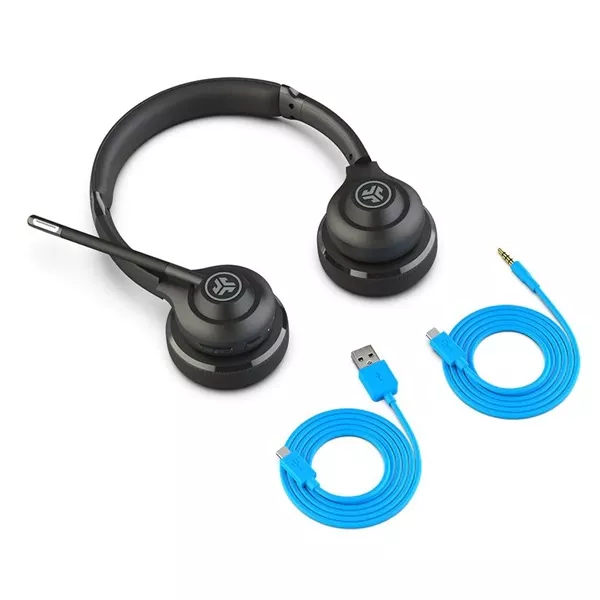 JLab GO Work vezeték nélküli fekete Bluetooth headset