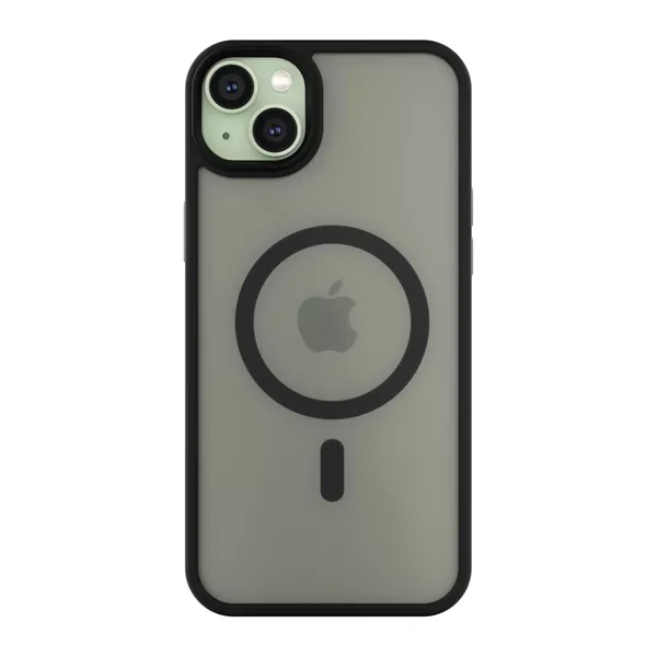 NextOne IPH-15-MAGSF-MISTCASE-BLK iPhone 15 fekete szilikon MagSafe hátlap