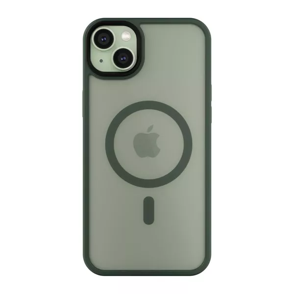 NextOne IPH-15-MAGSF-MISTCASE-PTC iPhone 15 pisztáciazöld szilikon MagSafe hátlap