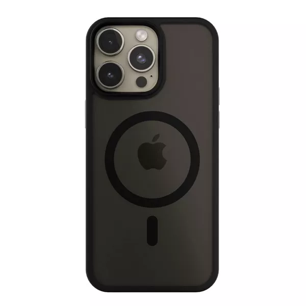 NextOne IPH-15PRO-MAGSF-MISTCASE-BLK iPhone 15 Pro fekete szilikon MagSafe hátlap