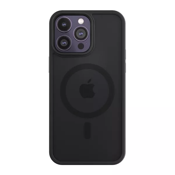 NextOne IPH-14PRO-MAGSF-MISTCASE-BLK iPhone 14 Pro fekete szilikon MagSafe hátlap