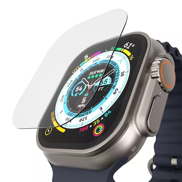 NextOne AW-ULTRA-49-3D-CLR Apple Watch Ultra 3D kijelzővédő üvegfólia