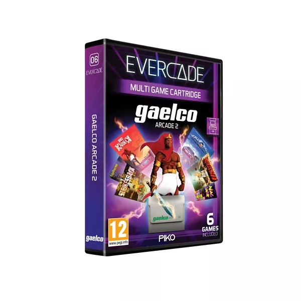 Evercade A6 Gaelco (Piko) Arcade 2 6in1 Retro Multi Game játékszoftver csomag style=