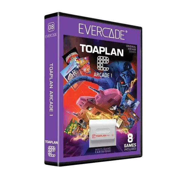 Evercade A8 Toaplan Arcade 1 8in1 Retro Multi Game játékszoftver csomag style=