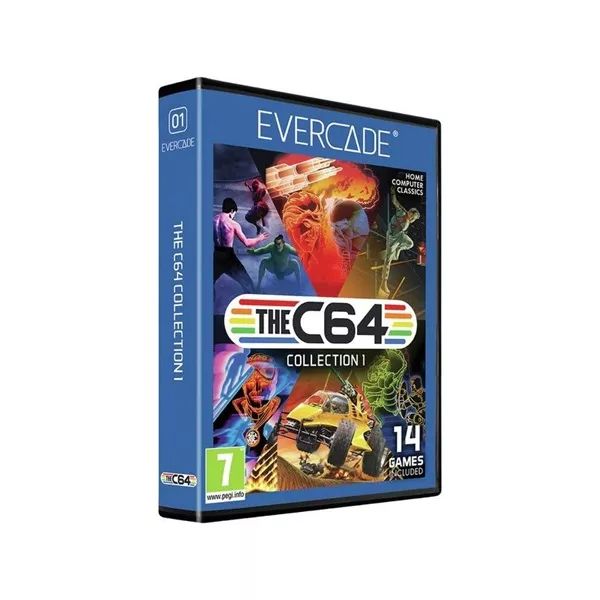 Evercade C1 The C64 Collection 1 14in1 Retro Multi Game játékszoftver csomag