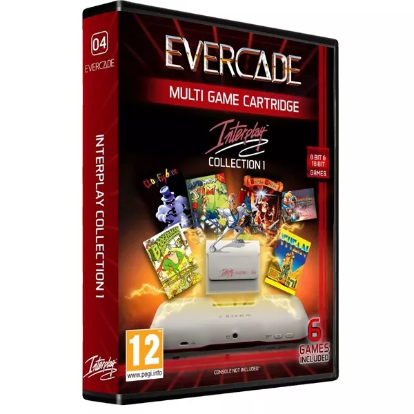 Evercade #4 Interplay Collection 1 6in1 Retro Multi Game játékszoftver csomag style=