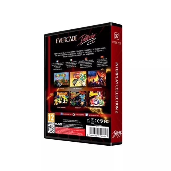 Evercade #7 Interplay Collection 2 6in1 Retro Multi Game játékszoftver csomag