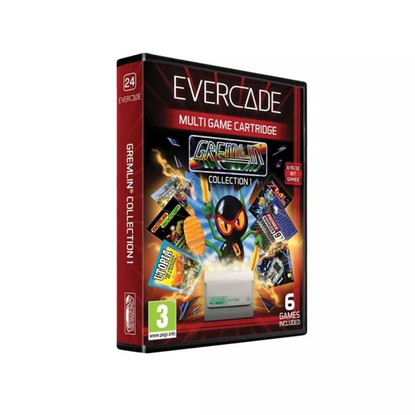 Evercade #24 Gremlin Collection 1 6in1 Retro Multi Game játékszoftver csomag