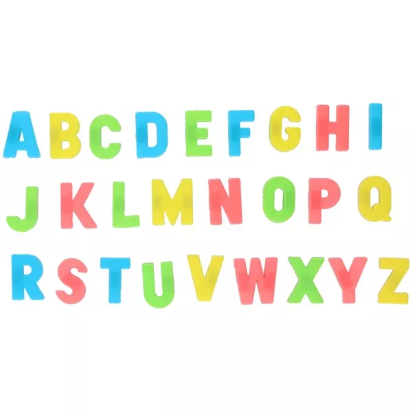 Eddy Toys színes, 26 darabos mágneses betűk