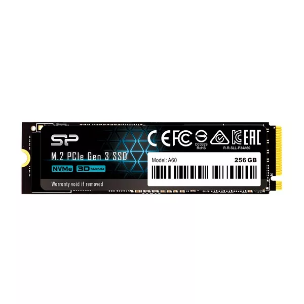 Silicon Power A60 256GB M.2 PCIe Gen 3x4 SSD