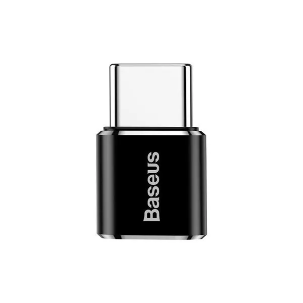 Baseus CAMOTG-01 micro usb - USB C fekete adapter