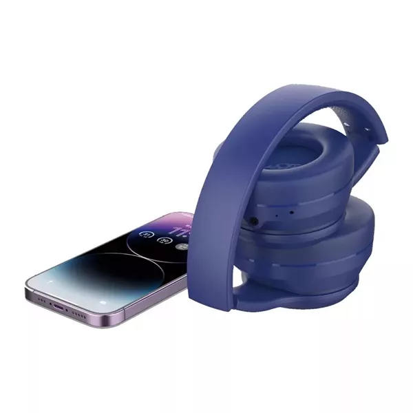 Devia ST383540 kék Bluetooth fejhallgató