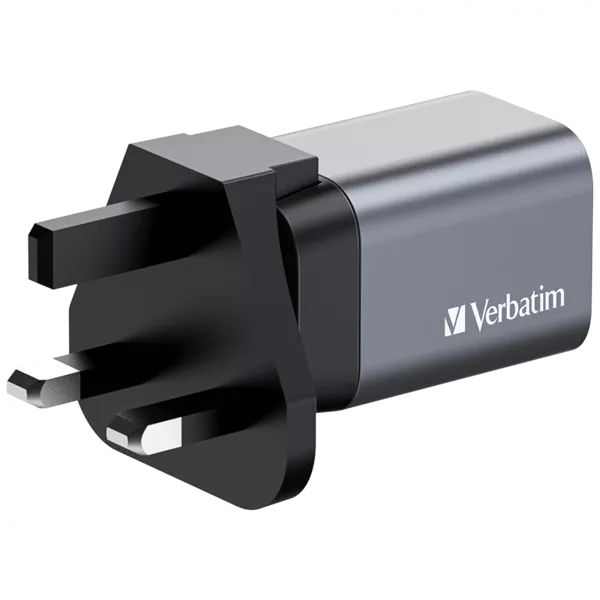 Verbatim 32200 GNC-35 GaN Charger 35W USB Type-A + Type-C hálózati töltő adapter