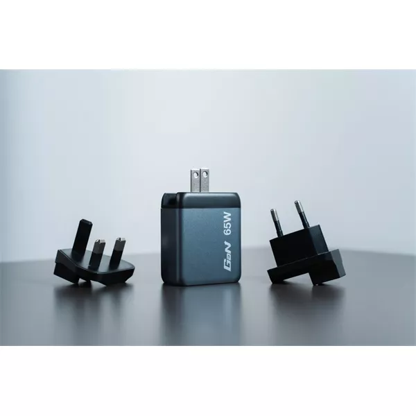 Verbatim 32201 GNC-65 GaN Charger 65W USB Type-A + 2xType-C hálózati töltő adapter