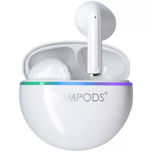 Boompods Earshot True Wireless Bluetooth fehér fülhallgató style=