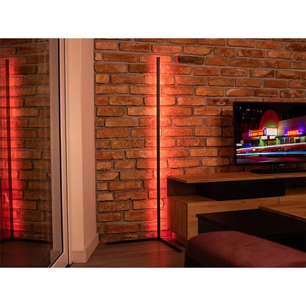 Tracer TRAOSW47253 Ambience Smart Corner 5 W/12 háttérvilágítási mód/RGB világítás/fekete/gamer saroklámpa