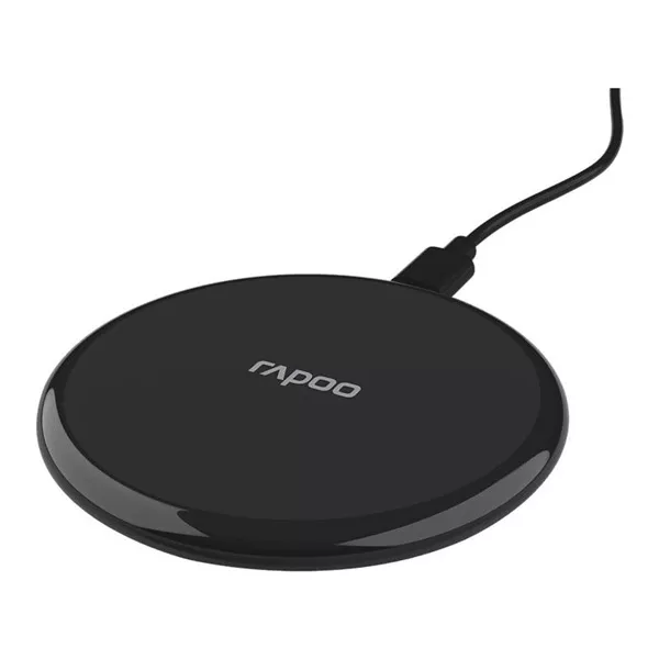 Rapoo 00217720 XC105 10W fekete vezeték nélküli mobiltelefon töltő