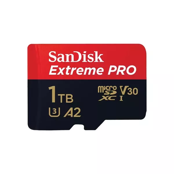 Sandisk 00214508 1TB SD micro Extreme Pro (SDXC Class 10 UHS-I U3) memória kártya adapterrel