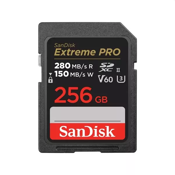 Sandisk 00215493 256GB SD Extreme Pro (SDXC Class 10 UHS-II U3) memória kártya