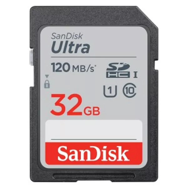 Sandisk 00186496 32GB SD (SDHC Class 10 UHS-I) Ultra memória kártya