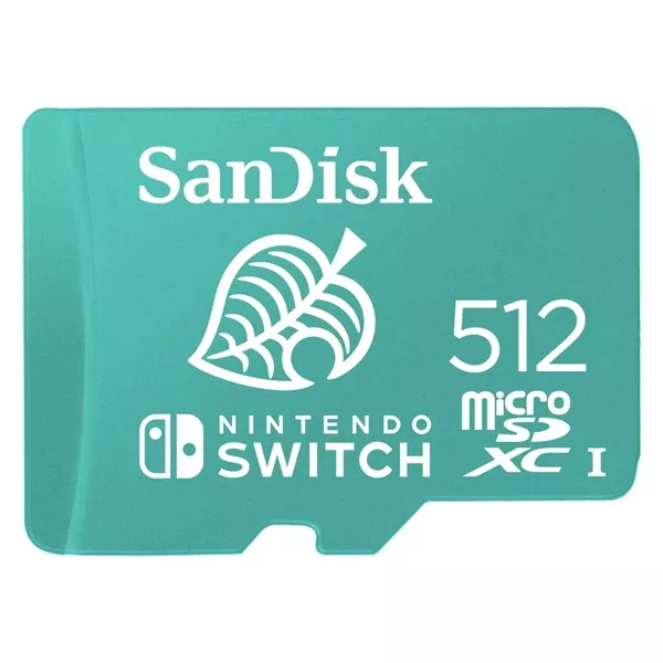 Sandisk 00186522 512GB SD micro (SDXC Class 10 UHS-I U3) Nintendo Switch memória kártya