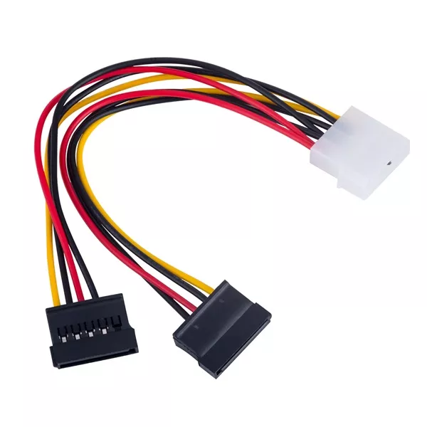 ADA Akyga Adapter Molex / 2x SATA AK-CA-16