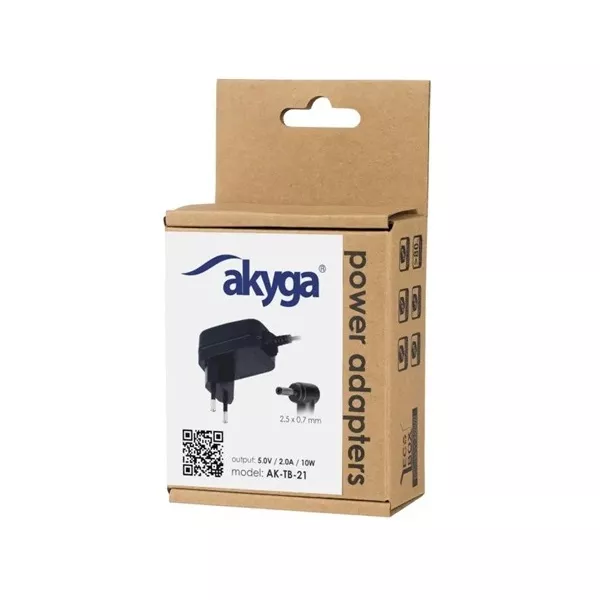 Akyga AK-TB-21 5V / 2A 10W 2.5 x 0.7 mm Tápegység