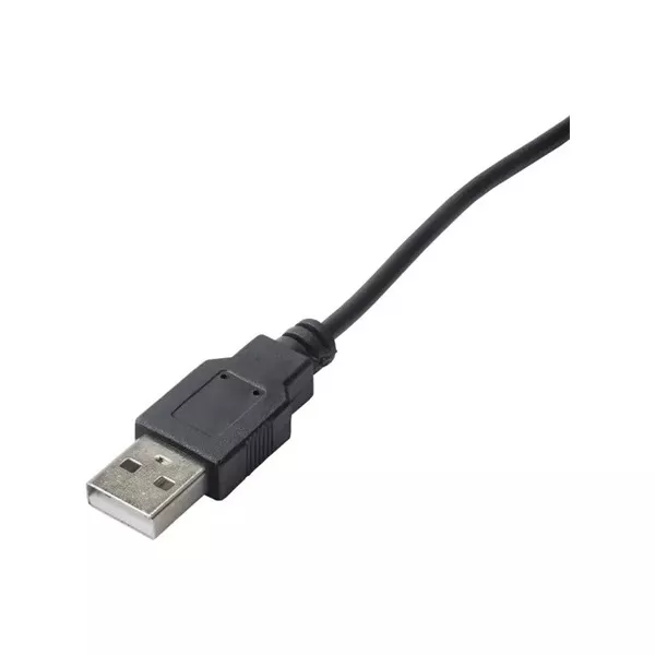 Akyga AK-DC-01 USB 2.0 A -> DC 5.5 x 2.1mm M/M tápkábel 0.8m fekete