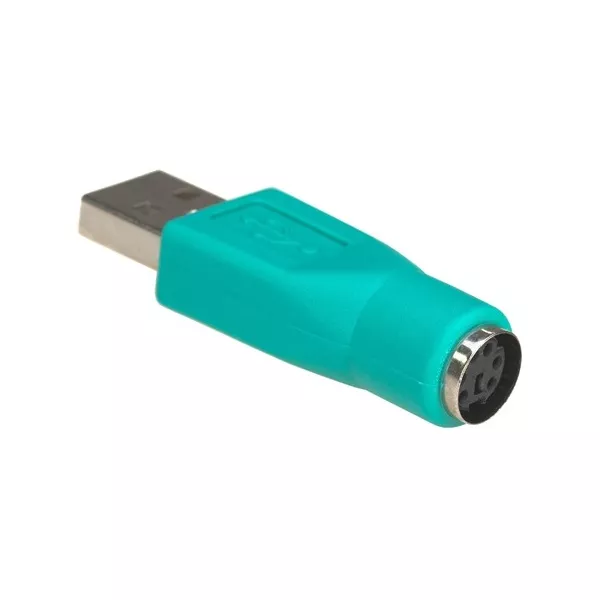 Akyga AK-AD-14 USB 2.0 A -> PS/2 M/F adapter zöld