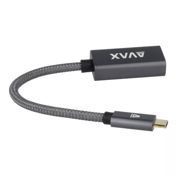 AVAX AD903 PRIME Type C-HDMI 2.0 4K/60Hz sodorszálas adapter