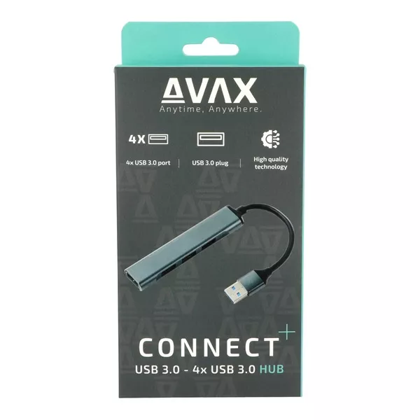 AVAX HB600 CONNECT+ USB 3.0-4xUSB 3.0 HUB