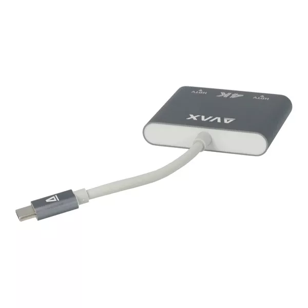 AVAX HB902 PRIME Type C 3.2-2xHDMI 4K60Hz DUAL monitor adapter