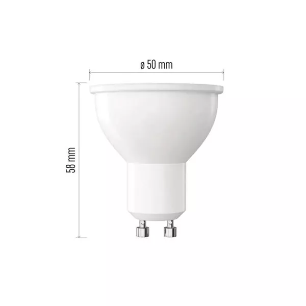 Emos ZQ8155S GU10/7W (60W)/800 lm/meleg fehér/dimmelhető Classic MR16 LED izzó