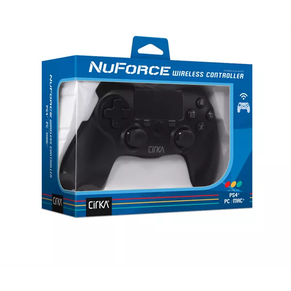 Cirka NuForce PS4/PC/Mac fekete vezeték nélküli kontroller